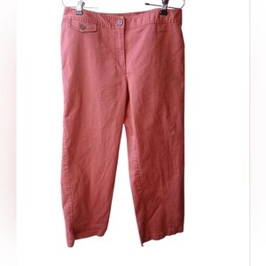 JH Collectibles Coral Stretch Pants Women’s 10P Dressy Straight Leg Trousers